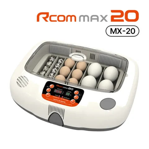 Rcom Max MX20 Compact Bird Egg Incubator Hatcher