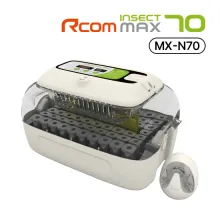 Rcom incubators such as the MX70N, ideal for queen bee and entomology applications holds up to 70 insect eggs
